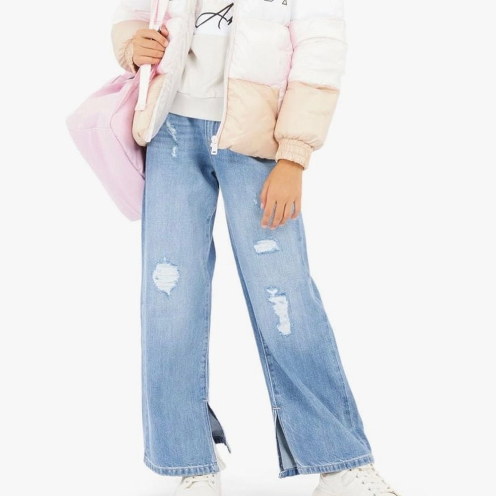 Guess Kids Light Blue Distressed Jeans